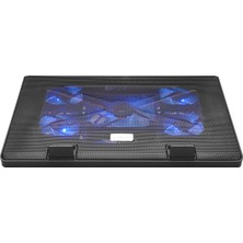 Addison Anc-505 5*Mavi Led Fan 2*Usb 6 Farklı Kademe Ayarı 15"-17" Notebook Soğutucu Stand