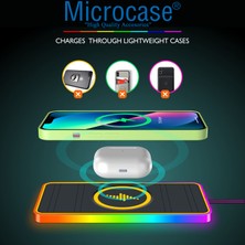 Microcase Araç Içi 15W Rgb Wireless Kablosuz Şarj AL3911