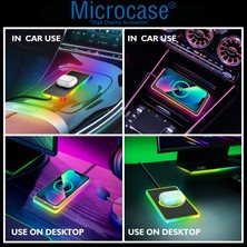 Microcase Araç Içi 15W Rgb Wireless Kablosuz Şarj AL3911