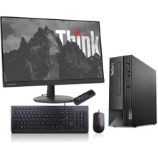 Lenovo Thinkcentre Neo 50S Intel Core I5 12400 16GB 512GB SSD Windows 11 Pro 21,5" Monitör Masaüstü Bilgisayar 11T000ESTXMW04 + Zetta Flash Bellek