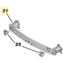 İTHAL Opel Corsa F Ön Tampon Demiri Orjinal Ürün 9824784680