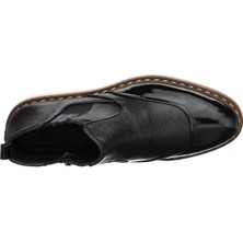 Costo Shoes VLV341 Siyah Rugan Deri Hafif Rahat Şık Eva Taban Premium Serisi Erkek Bot