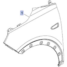 İTHAL Opel Crossland x Ön Çamurluk Sağ Crossland Orjinal Ürün 39136754
