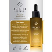 French Secret Leke Karşıtı Cilt Tonu Eşitleyici Aydınlatıcı Bakım Serumu 30 ml Arbutin %2 + Hyaluronic Acid