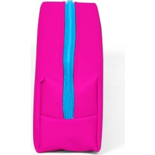 Coral High Sport Neon Pembe Mavi Tek Bölmeli Kalem Çantası 22351