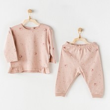 Andywawa Floral Baby 2'li Bebek Takımı AC24365