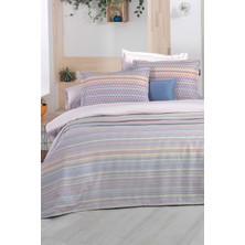 Sarev Libby Multicolour Çift Kişilik Yatak Örtüsü Seti