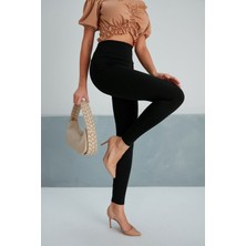 Thin Shop Büyük Beden Yüksek Bel Toparlayıcı Korse Çelik Örme Tayt - Plus Size