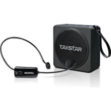 Takstar E261W-H Headset Kablosuz Mikrofonlu Taşınabilir Portatif Rehber Amfisi