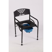 Medilabs Edilabs Hasta WC Sandalye Klozet Seyyar Sandalye Kolay Katlanır 120 kg Taşıma Kapasiteli