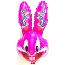 Pandoli Süpershape 75 cm Bugs Bunny Tavşan Pembe Renk Folyo Balon 1 Adet