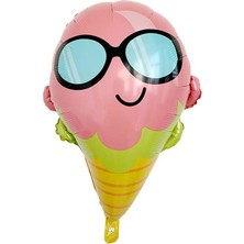 Pandoli Ice Cream Dondurma Şeklinde Folyo Balon Farklı Modellerde 4 Adet Hawa