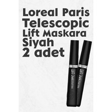 L'Oréal Paris Loreal Paris Telescopic Lift Maskara Siyah x 2 Adet