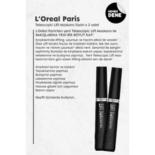 L'Oréal Paris Loreal Paris Telescopic Lift Maskara Siyah x 2 Adet