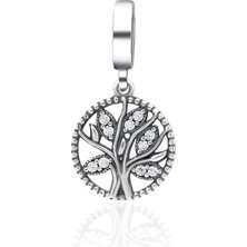 Adal Silver Kadın Gümüş Ağaç Figürlü Sallantılı Charm