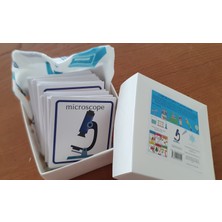 Laboratory Flashcard: Memory And Matching Game:  96 Kartlı Ingilizce, Laboratuvar Araç ve Gereçleri Hafıza ve Eşleştirme Oyunu