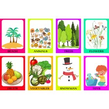 Thıngs That Make Me Happy Flashcard: Memory And Matching Game:  96 Kartlı Ingilizce, Beni Neler Mutlu Eder Hafıza ve Eşleştirme Oyunu