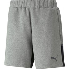 Puma Teamcup Casuals Shorts Erkek Futbol Antrenman Şortu 65798913 Gri