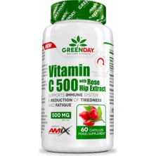 Amıx Greenday Vitamin C 500 Mg With Rosehip / 60 Caps