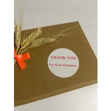 Butik Sosyetik Thank You For Your Purchase Yuvarlak Yapışkanlı Etiket 4 x 4 cm 120 Adet