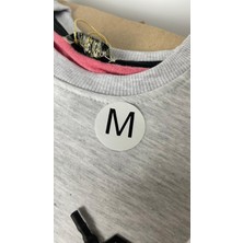 Butik Sosyetik M Beden Etiketi Yuvarlak Yapışkanlı 3 x 3 cm 150 Adet