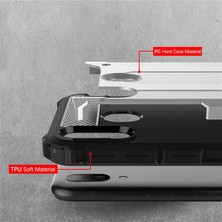 Ehr. Samsung Galaxy M20 Sert Tam Korumalı Silikon Tank Kılıf -Rose Gold