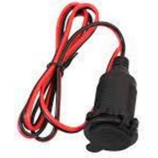 Platoon Montaj Tipi Dişi Çakmak Soketi Kablolu Dişi Çakmak Soketi Vidalı Tip 12 Volt - 24 Volt Dc Araba Oto Çakmak Soketi