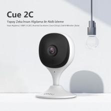 IMOU Cue 2C İç Ortam Akıllı WiFi Kamera/2MP-Gece Görüşü-Hareket ve İnsan Algılama-SD Kart Desteği-ONVIF-Bulut Hizmeti (IPC-C22CP)