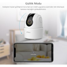 IMOU Ranger 2C İç Ortam Akıllı WiFi PT Kamera/4MP-Gece Görüşü-360°Hareket-İnsan Algılama-İki Yönlü Konuşma-SD Kart Desteği-ONVIF-Bulut(IPC-TA42P)