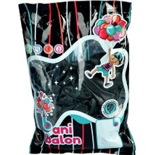 Balonevi Banı Balon İç Mekan Siyah 100'lu