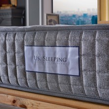 Us. Sleeping Full Ortopedik Hybrid Kuş Tüyü Yaylı Yatak (22Cm) 160X200