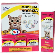 Mbv Nocrıza Cat Pasta 50 gr + Kedi ve Köpek Otomatik Tüy Toplama Tarağı 2 Li Set