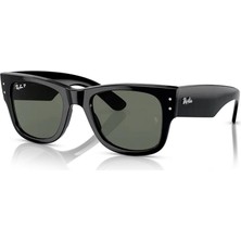 Ray-Ban RB 0840S 90158 51 Mega Wayfarer Polarize Unisex Siyah Güneş Gözlüğü