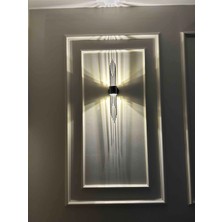 Semco    Gümüş/nikel Renk Kaplamalı Angora  Duvar Aplik