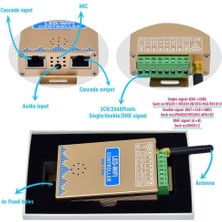 Oddity Lc 2000B New LED Wifi Müzik Kontrolcüsü Dahili Mikrofon ve Aux DMX512 Wifi Master