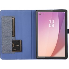 Zsykd Lenovo Tab M9 Için Deri Tablet Kılıfı - Mavi (Yurt Dışından)