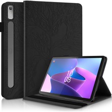 Zsykd Lenovo Tab P11 Pro Gen 2 Için Deri Tablet Kılıfı - Siyah (Yurt Dışından)