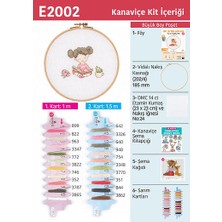 Tuva Kanaviçe Ahşap Kasnaklı Kit 18,5 cm