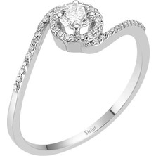 Sirius Pırlanta G Renk Toplam 0,37 Karat Pırlanta Tektaş Yüzük 0423R0002