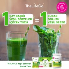 TheLifeCo Yeşil Sebzeler İçecek Tozu (Green Blend) 6g x 7 Adet Şase