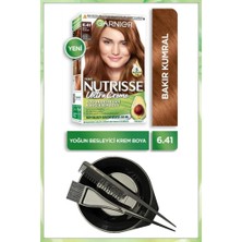 Garnier Nutrisse Ultra Krem Saç Boyası 6.41 Bakır Kumral Boyama Seti