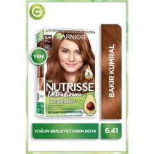 Garnier Nutrisse Ultra Krem Saç Boyası 6.41 Bakır Kumral Boyama Seti