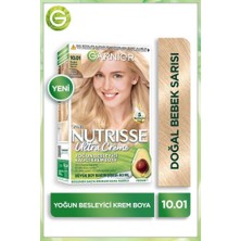 Garnier Nutrisse Ultra Krem Saç Boyası 10.01 Doğal Bebek Sarısı X2-Boyama Seti