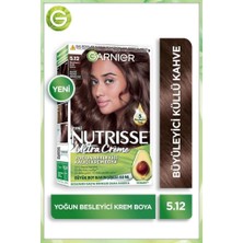 Garnier Nutrisse Ultra Krem Saç Boyası 5.12 Büyüleyici Küllü  X2 Boyama Seti