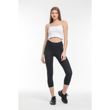 Thin Shop Pamuklu Bermuda Kapri Tayt