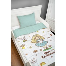 Montessori Yorgan Seti (95X195 Cm) - Iconic Serisi - Alice's Party