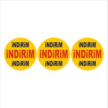 2Mak Sticker Dönkart Indirim Levhası 30 x 30 cm 3mm Dekota Üzerine Çift Taraflı Uv Baskı (Model 11)