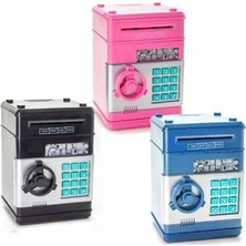 Piraye Gift Atm Kasa Şifreli Kumbara Mavi