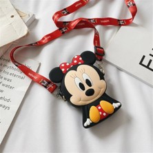 Piraye Gift Minnie Mouse Tasarım Silikon Omuz Askılı Çanta