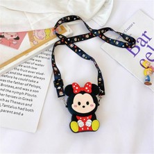 Piraye Gift Minnie Mouse Tasarım Silikon Omuz Askılı Çanta
